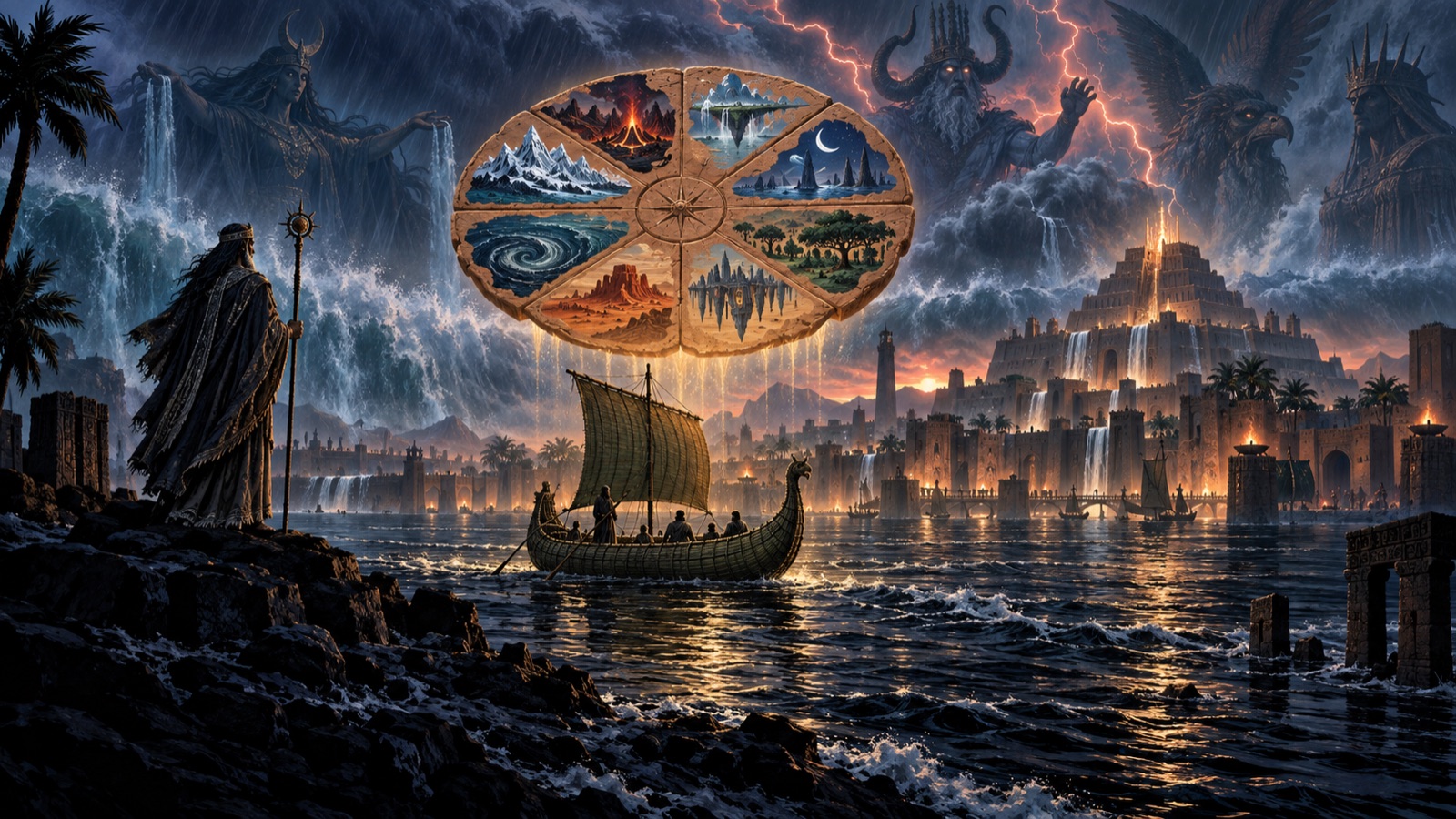 Illustration for The Last Shore of the Flood